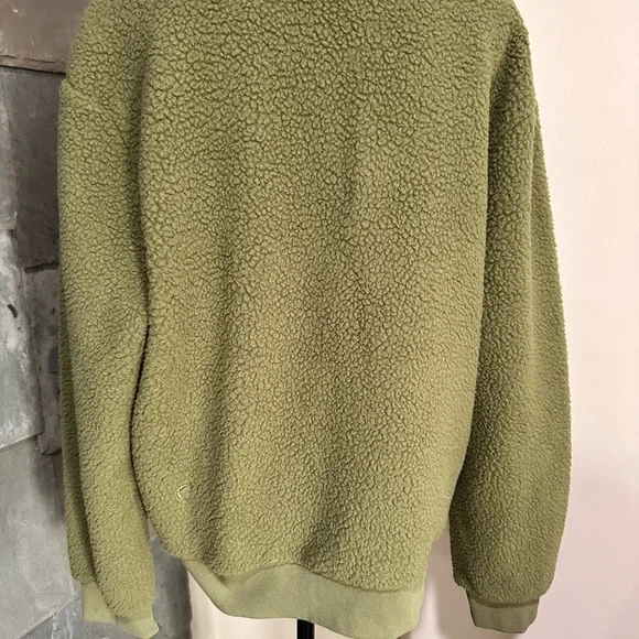 Zyia Forest Green Zip Fleece Jacket - Picture 2 of 6